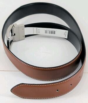 Tahari Men's Reversible Buckle Brown or Black Belt Size 36